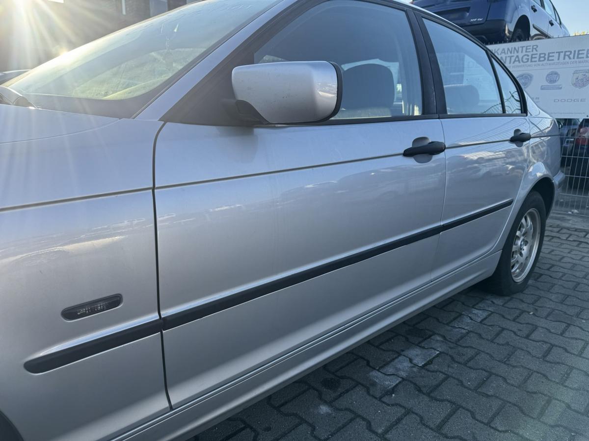 BMW 3er E46 original T&uuml;r vorn links 354 Titansilber Rohbau Bj.1998